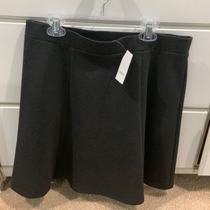 NWT loft gray circle/Aline skirt